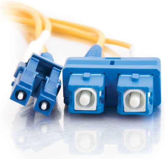 C2G Fiber Optic Cable LC-SC 2m Yellow 1pcs