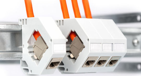 Digitus S/FTP Кат.7 Кабел за Ethernet мрежа 100м Оранжев 1бр