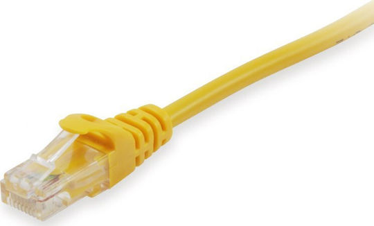 U/UTP Cat.6a (Gigabit) Καλώδιο Δικτύου Ethernet 0.15m Κίτρινο