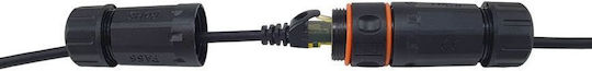 Equip S/FTP Cat.6a (Gigabit) Мрежов Кабел Ethernet Външен 1.5м Черен