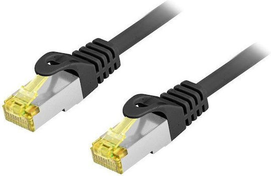 Equip S/FTP Cat.6a (Gigabit) Мрежов Кабел Ethernet Външен 20м Черен
