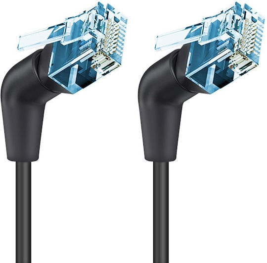 Techly U/FTP (STP) Cat.6a (Gigabit) Καλώδιο Δικτύου Ethernet 1m