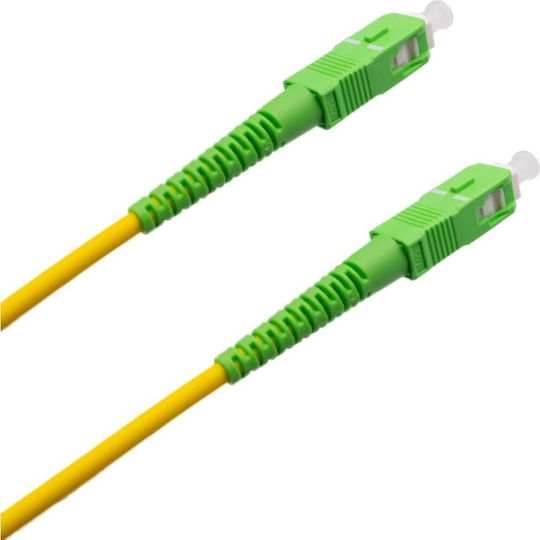 Techly Καλώδιο Οπτικής Ίνας SC/APC-SC/APC 5m