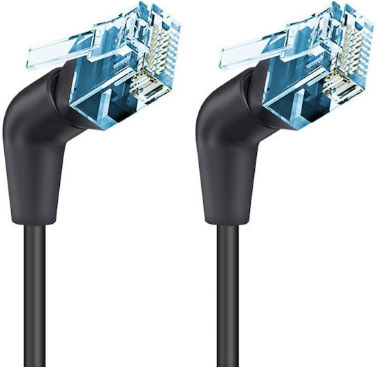 Techly U/UTP Kat.6a Ethernet Netzwerkkabel 2m Schwarzes