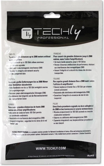 Techly Optisches Faserkabel LC-LC 2m