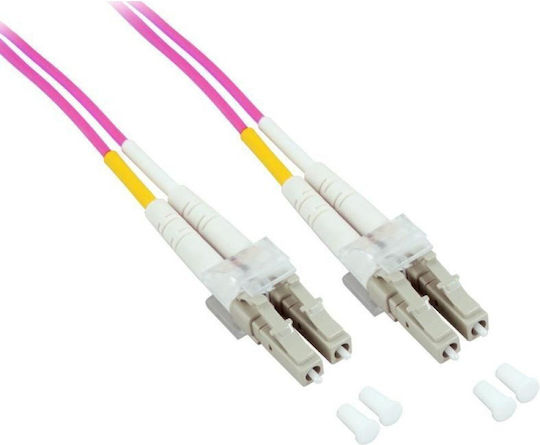 Techly Fiber-Optik-Steckverbinder LC-LC Netzwerkkabel 5m