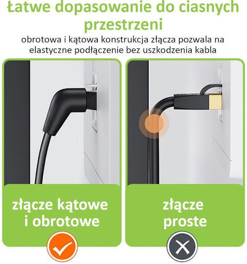 Techly U/UTP Kat.6a Ethernet Netzwerkkabel 2m Schwarzes
