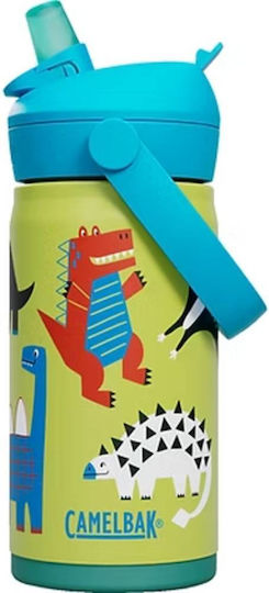 Camelbak Thrive Παιδικό Παγούρι Δεινόσαυρος Ανοξείδωτο με Καλαμάκι Dino Jam 350ml