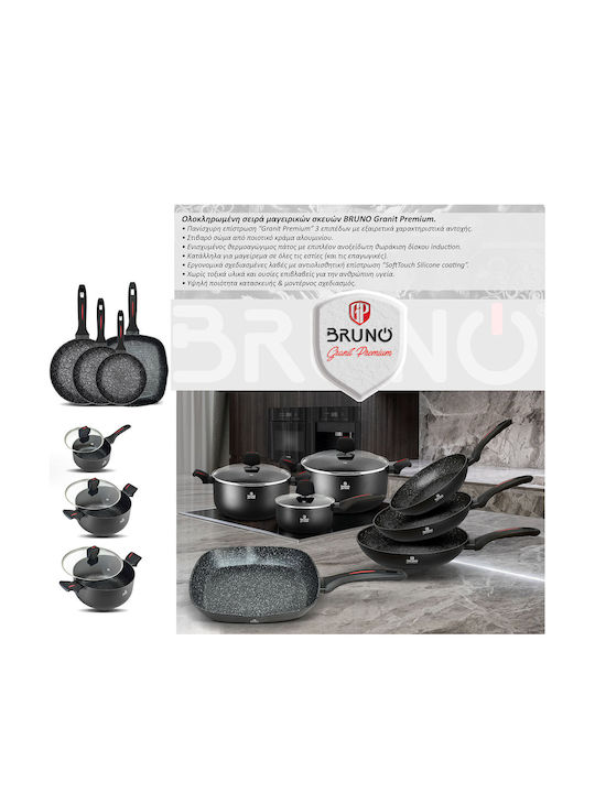 Bruno Premium Pan made of Aluminum with Non-Stick Coating 28cm
