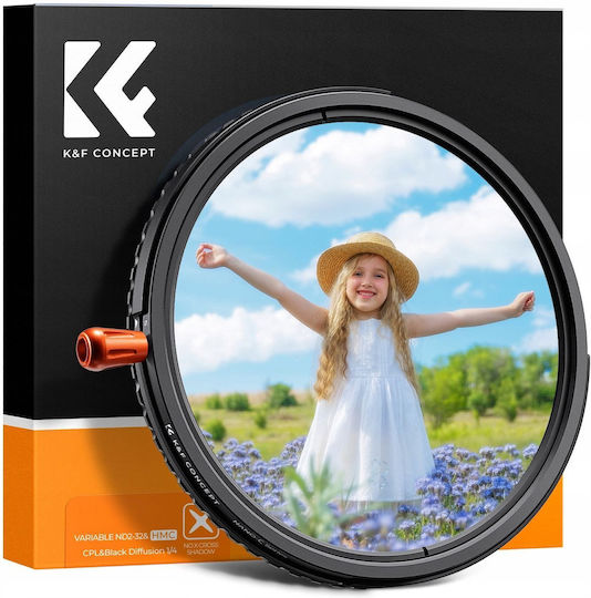 K&F Concept Filter CPL / Diffusion Durchmesser 43mm für Kameraobjektive