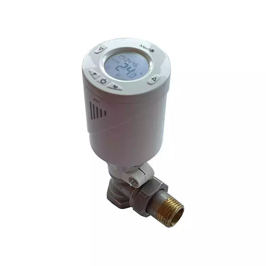 Kit Supapă Termostatică Pentru Radiator Danfoss Cap Termostatic Inteligent Mentor Tzb111d Zigbee Programabil Lcd Hub