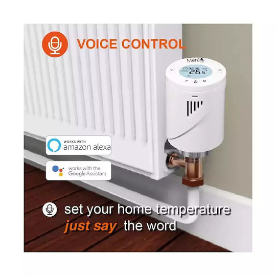 Kit Danfoss Valvă Termostatică Pentru Radiator Cap Termostatic Inteligent Mentor Tzb331d Zigbee Programabil Lcd Hub