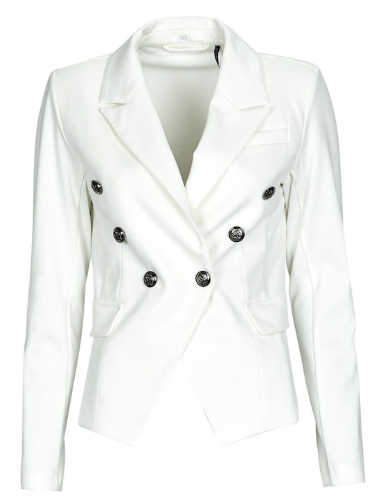 Les P'tites Bombes Damen Blazer Weiß