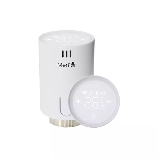 Kit Valvă Termostatică Smart Hub Radiator Mentor Tszb401 4.1 Zigbee LCD