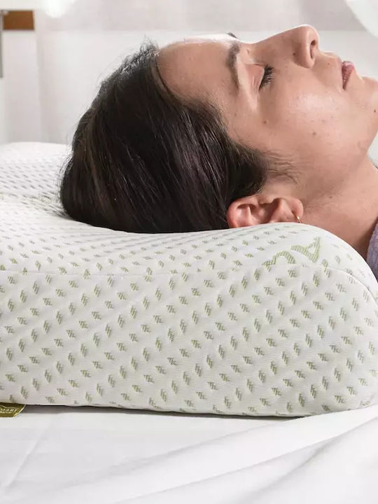 Alpha Foam Advance Aloe Vera Μαξιλάρι Ύπνου Memory Foam Ανατομικό 40x60x12cm