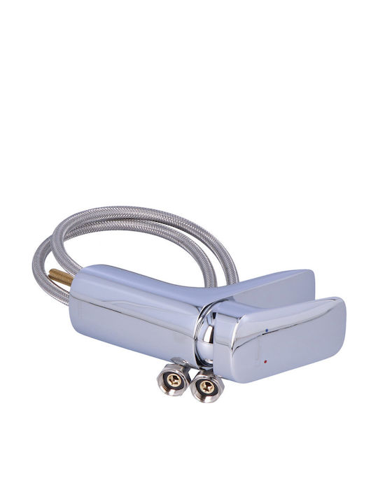 Hansgrohe Αναμεικτική Μπαταρία Νιπτήρα Ασημί