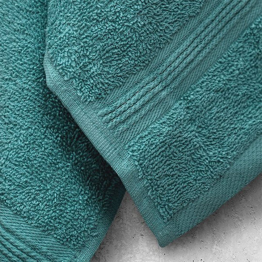 Lino Home Προσώπου Marea 50x90εκ. Vivid Green Βάρους 480gr/m²