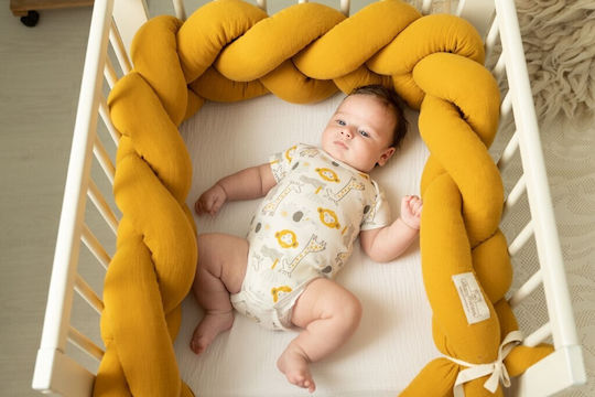Matex Crib Bumpers Braided Inside Muslin 06 30x200cm