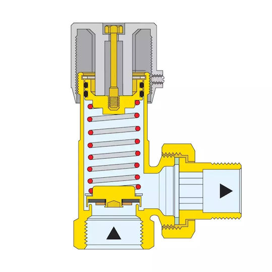 Caleffi Δίοδη Βαλβίδα Ασφαλείας ¾" για Λέβητα