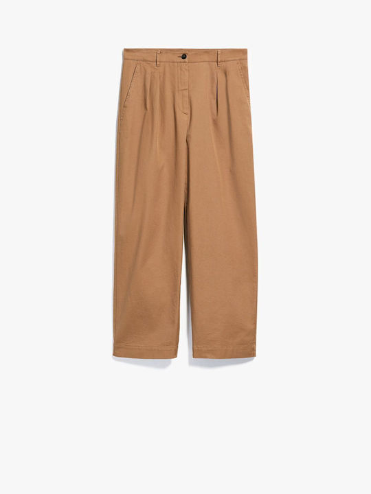 Atlanta Dama Tesatura Pantaloni Maro