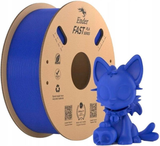 Creality3D PLA 3D Printer Filament 1.75mm Blue 1kg 1pc Spool