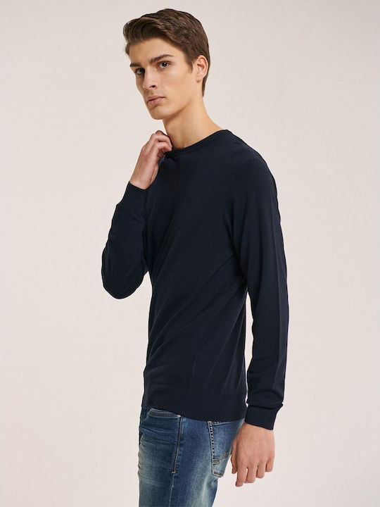 Blue Knitted Sweater