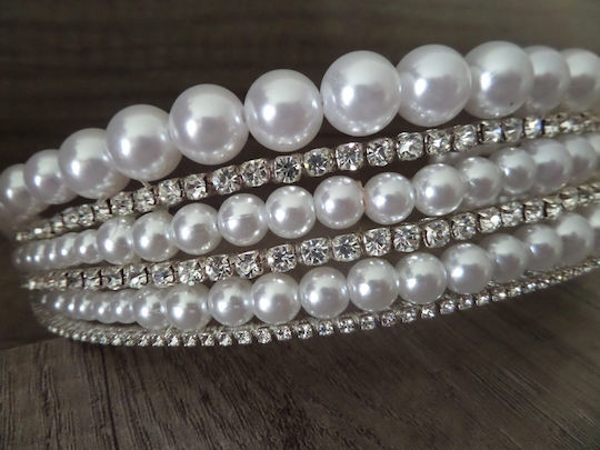 Bridal Headband K621 Sil-k621
