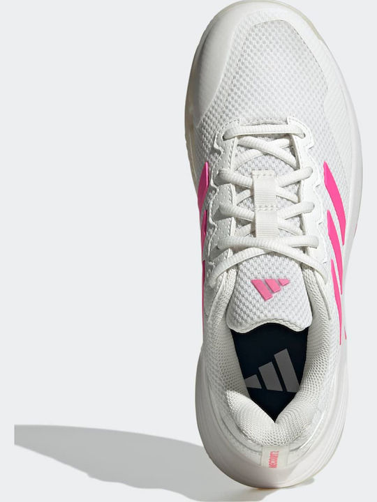 adidas GameCourt 2.0 Γυναικεία Παπούτσια Τένις Λευκά