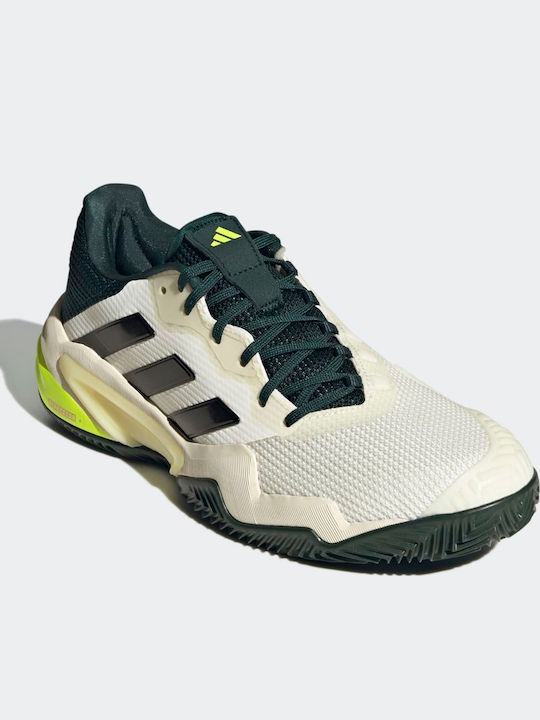 adidas Barricade 13 Мъжки Тенис обувки Глинени игрища Бели