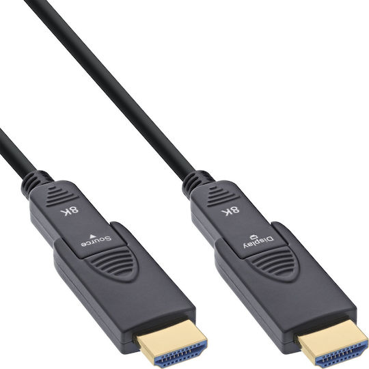 Manhattan Cable HDMI male - HDMI male 40m Μαύρο