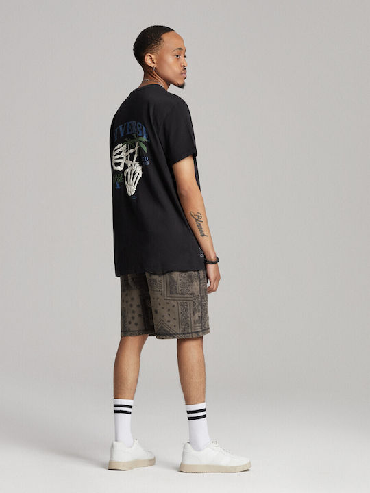Diverse T-shirt Cali Back 02 Black