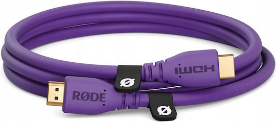 Rode Cable HDMI male - HDMI male 1.5m Μωβ