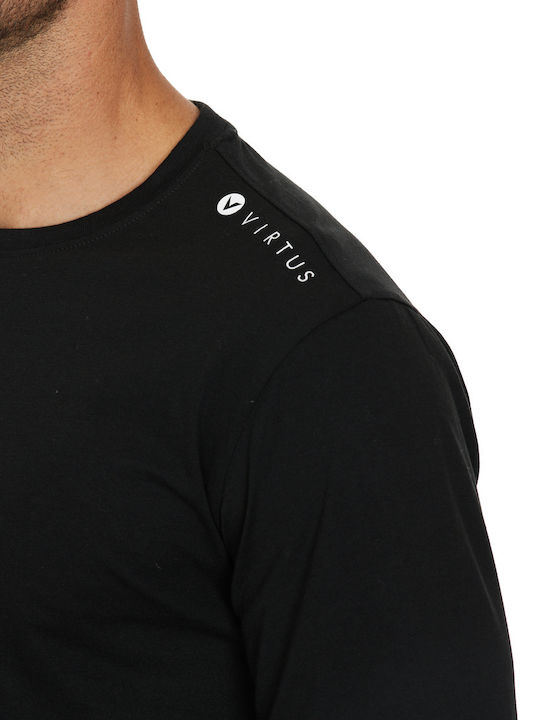 Virtus Μπλούζα Vaidaw M L S Tee 1001 Black