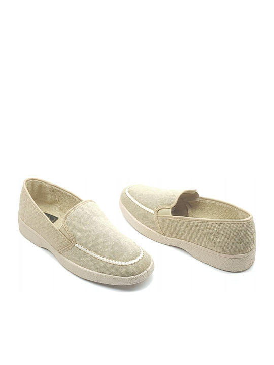 Текстил Мъжки Slip-On Бежов