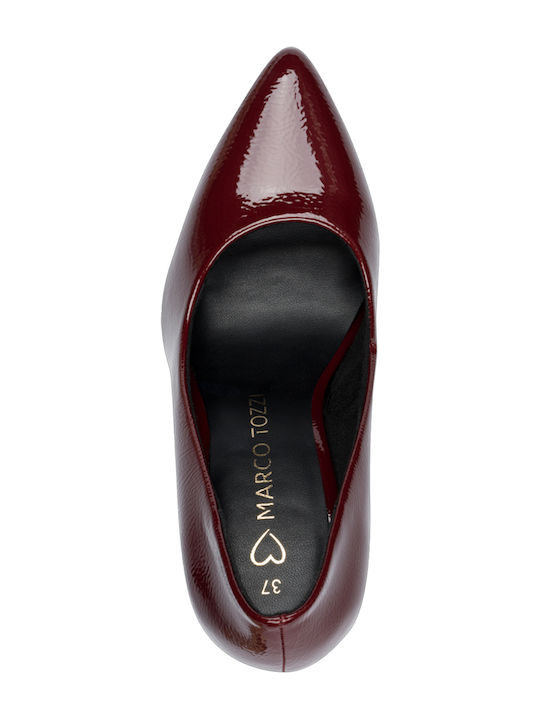 Anatomic Patent Leather Burgundy Heels