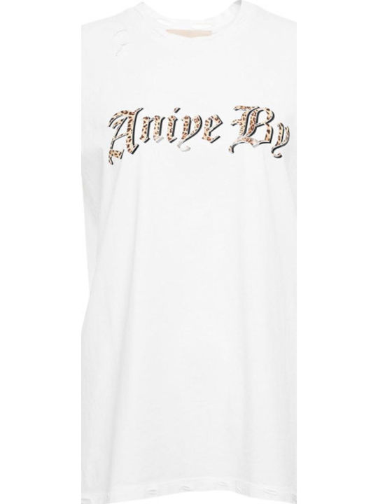 Aniye By T-shirt Aniye Leo White Γυναικείο