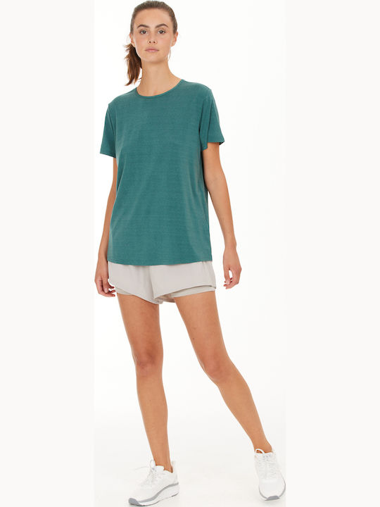 Athlecia T-shirt Lizzy W Slub S S Tee 3160 Mallard Green Athlecia T-shirt Lizzy W Slub S S Tee 3160 Mallard Green