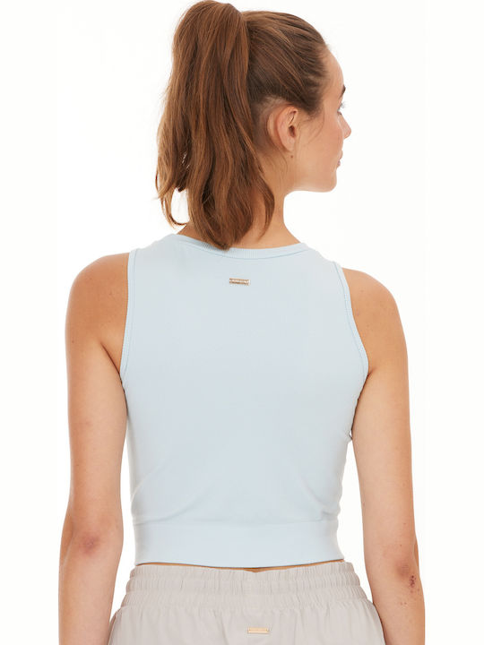 Athlecia Sleeveless Blouse Horigami W Seamless Cropped Top 1039 Plein Air