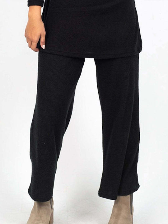 Set Pantaloni Dama-Bluză Neagră