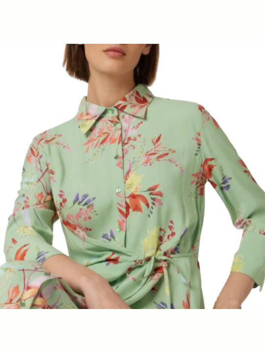 Penny Black Cerino Dress 12212123 Light Green Floral Women's