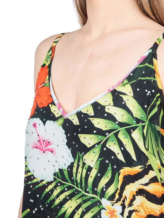 Inoa Rochie de Femei Frill cu Bretele Maxi New Darwin