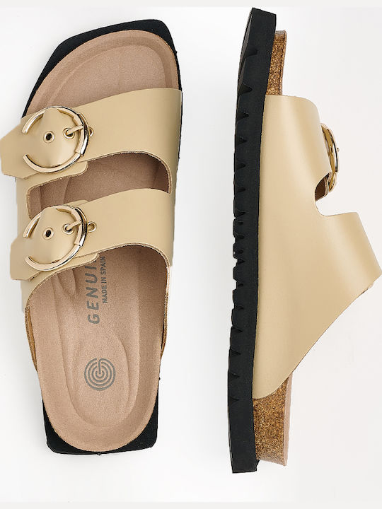 Genuins Педила Дамски Кожени Бежови Gen Honolulu Beige
