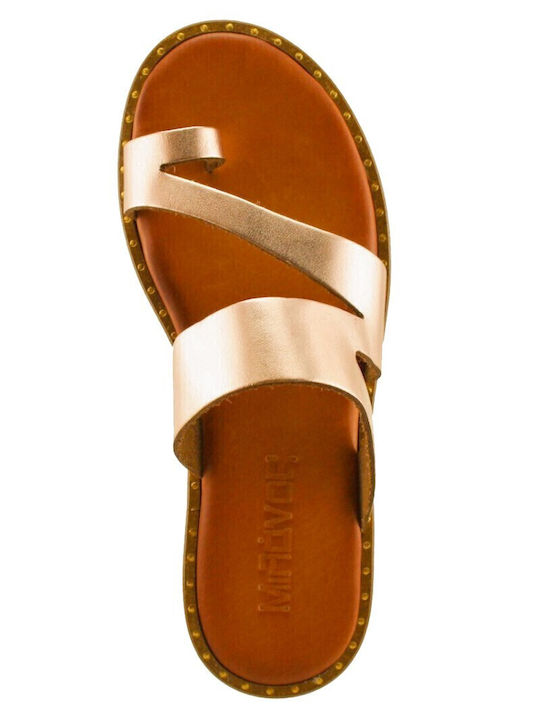 Milanos Sandale Casual Damă de Piele 109 Roz