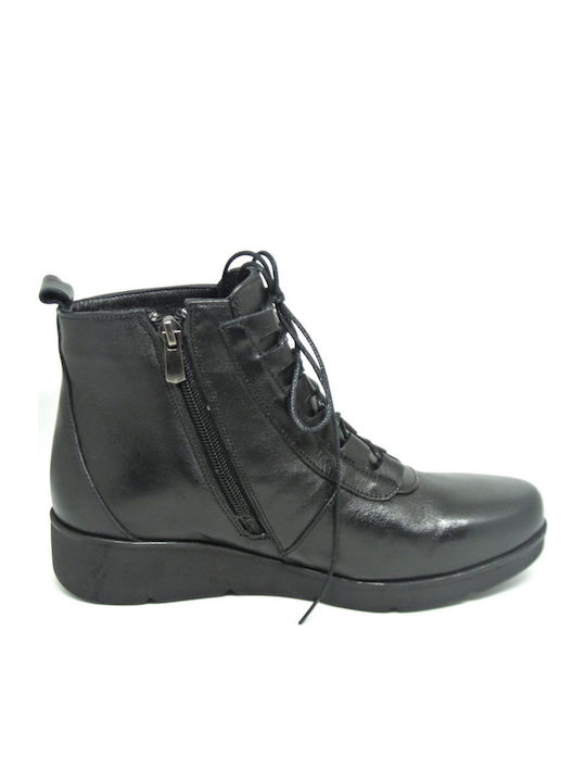 Aerostep Ghete Dama De Piele Anatomice Negru
