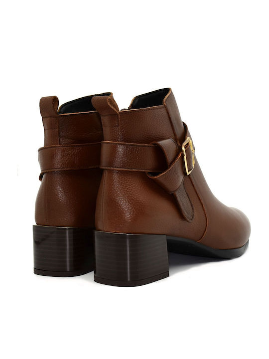 Leder Stiefeletten Dchicas 4631 Braune