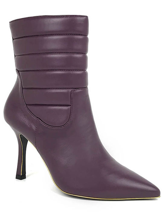 Γυναικεία Ψηλοτάκουνα Μποτάκια Gold&rouge Meili Purple 012800030700537