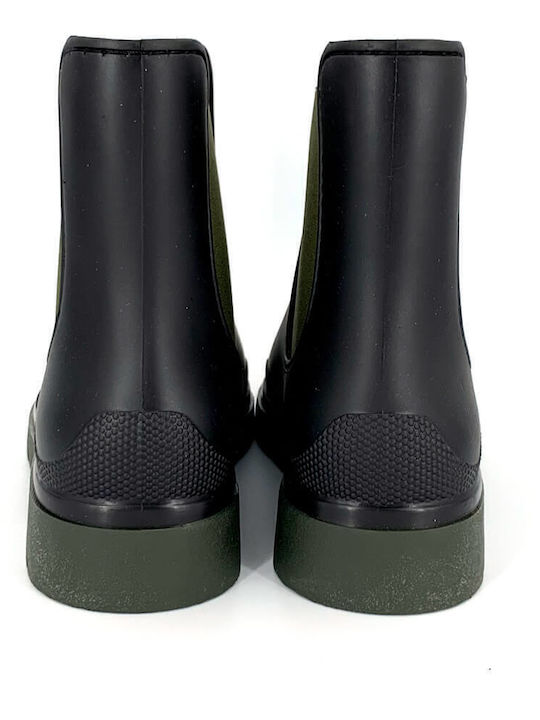Ateneo Wasserdichte Stiefeletten Damen 100022022 Schwarze Ölig
