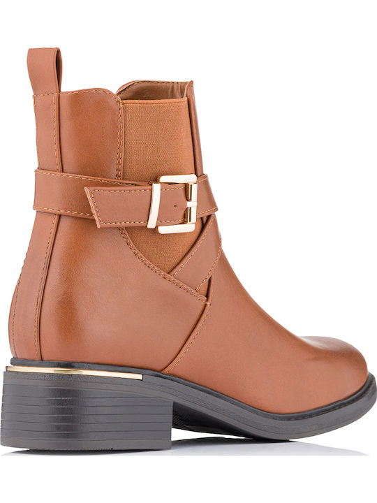 Diamantique Yy-57 Blanche Ankle Boot Camel