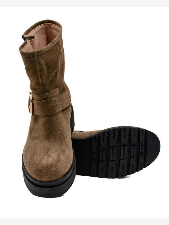 Stiefeletten Damen Leder Zakro Collection Sb-9-fw22-23 Purpur Purpur