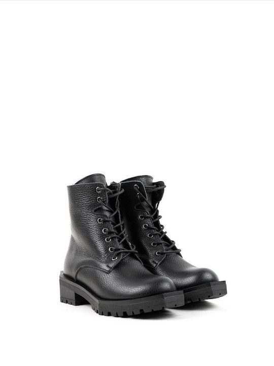 Дамски Кожени Ботуши Zakro Collection 6700-carpe Черно